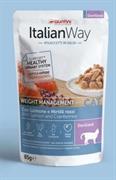 ITALIAN WAY CAT STERILIZED BUSTE 28 X GR 85 SALMONE/MIRTILLI