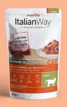 ITALIAN WAY CAT BUSTE 28 X GR 85 MAIALE/SPIRULINA