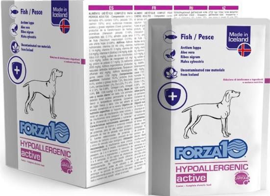 FORZA 10 DOG BUSTE HYPOALLERGENIC 12 X GR 100 PESCE