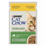 CAT CHOW BUSTE STERILIZD POLLO/MELANZANE 26 X GR 85