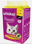 WHISKAS PRANZETTI CARNI BIANCHE 1+ 6 x GR 50 POLLO/TACCHINO