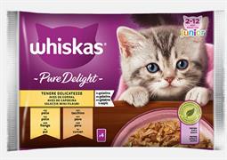 WHISKAS PURE DELIGHT TENERE DELICATEZZE JUNIOR 4 X R 85
