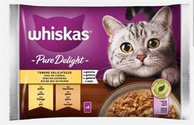 WHISKAS PURE DELIGHT TENERE DELICATEZZE 4 X R 85