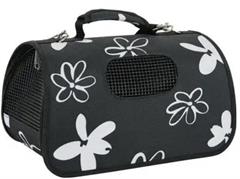 ZOL CESTA TRASP FLOWER S NERO