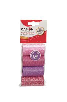 CAMON SACCHETTI COLORATI LAVANDA 4 ROTOLI