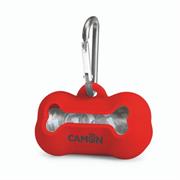 CAMON DISPENSER SILICONE 20 SACCHETTI ROSSO