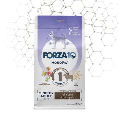 FORZA 10 DOG DIET LOW GRAIN MINI/TOY AGNELLO/RISO KG 1,5