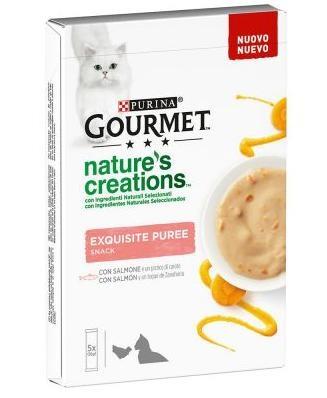 GOURMET NATURE'S CREATIONS SNACK SALMONE/CAROTE 5 X GR 10