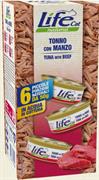 LIFECAT MULTIPACK 6 X GR 50 TONNO/MANZO
