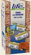 LIFECAT MULTIPACK 6 X GR 50 TONNO/GRANCHIO