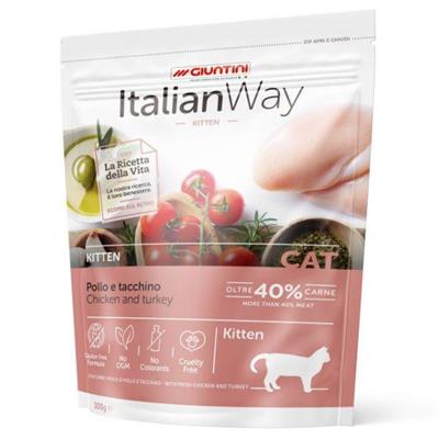 ITALIAN WAY KITTEN POLLO/TACCHINO GR 300