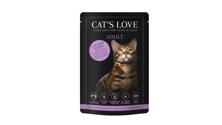 CAT'S LOVE BUSTE 12 X GR 85 SALMONE/POLLO