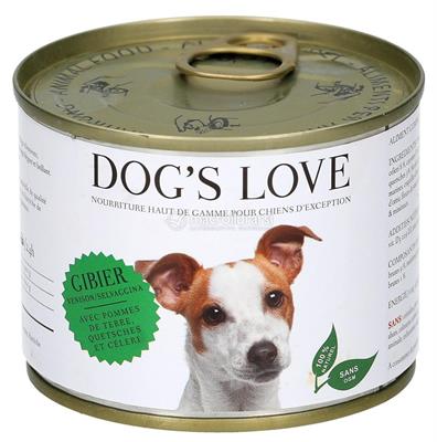 DOG'S LOVE GR 200 SELVAGGINA/PATATA/PRUGNA/SEDANO