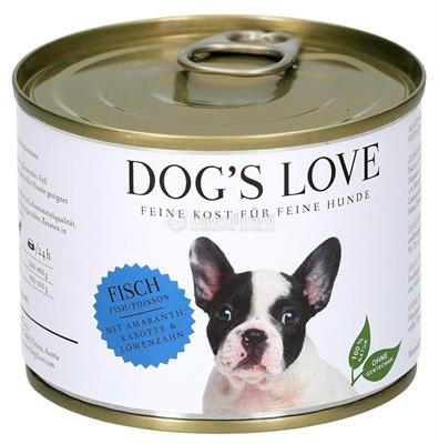 DOG'S LOVE GR 200 PESCE/AMARANTO/CAROTA/TARASSACO