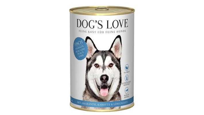 DOG'S LOVE GR 400 PESCE/AMARANTO/CAROTA/TARASSACO