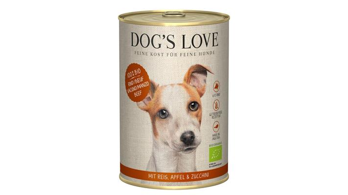 DOG'S LOVE BIO GR 400 MANZO/RISO/MELA