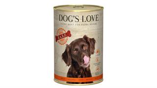 DOG'S LOVE BARF GR 400 MANZO-RIND