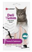 FLAMINGO DELI YUMM FRESH MEAT TONNO/SALMONE GR 14