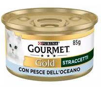 GOURMET GOLD STRACCETTI PESCE DELL'OCEANO GR 85
