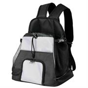 TX BORSA TAMINO FRONTALE CM 32×37×24 NERA/GRIGIA