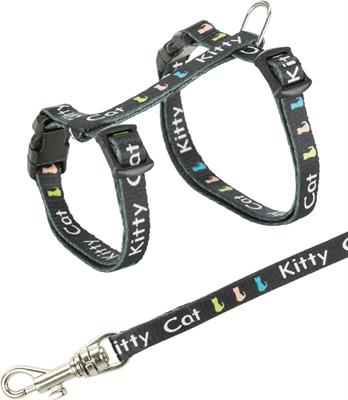 TX PETTORINA CON GUINZAGLIO GATTINO CM 21-33