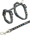 TX PETTORINA CON GUINZAGLIO GATTINO CM 21-33