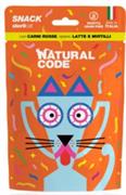 NATURAL CODE SNACK STERIL CARNI ROSSE/LATTE/MIRTILLI GR 60