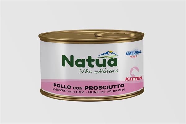 NATUA CAT IN JELLY KITTEN POLLO/PROSCIUTTO GR 85