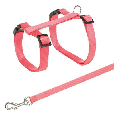 TX PETTORINA CON GUINZAGLIO GATTO CM 26-43 MT 1,2