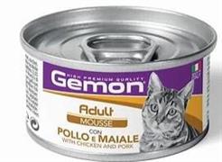 GEMON CAT MOUSSE POLLO/MAIALE GR 85