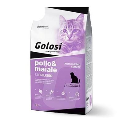 GOLOSI CAT POLLO/MAIALE STERILISED LOW FAT KG 1,5