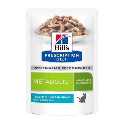 HILL'S CAT METABOLIC BUSTE PESCE OCEANO 12 X GR 85