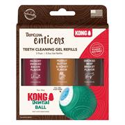 KONG TEETH CLEANER GEL RICARICA 3 PACK