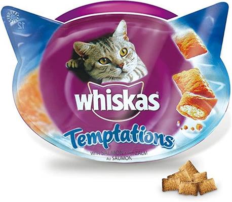 WHISKAS TEMPTATIONS SALMONE 8 X GR 60