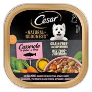 CESAR NATURAL GOODNES CASSERUOLE SALMONE/SPINACI 16 X 100 GR