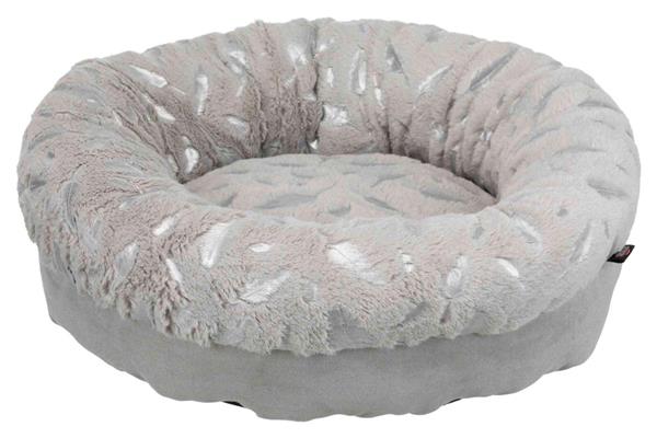 TX FEATHER CUCCIA Ø50CM GRIGIO/ARGENTO