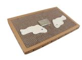 NOBLEZA TIRAGRAFFI CARTONE ERBA GATTA 38X24X4 CM