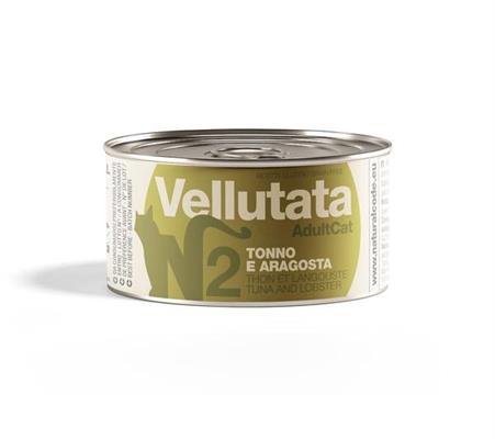 NATURAL CODE V02 CAT VELLUTATA TONNO/ARAGOSTA GR 85