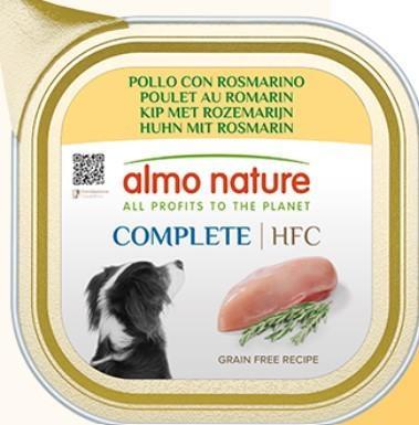 ALMO DOG COMPLETE POLLO/ROSMARINO 11 X 150 GR