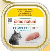 ALMO CAT COMPLETE STERILIZED POLLO FREE RANGE 17 X GR 85