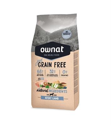 OWNAT DOG GRAIN FREE SOLO AGNELLO KG 14