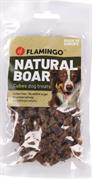 FLAMINGO NATURE SNACK CINGHIALE CUBI GR 80