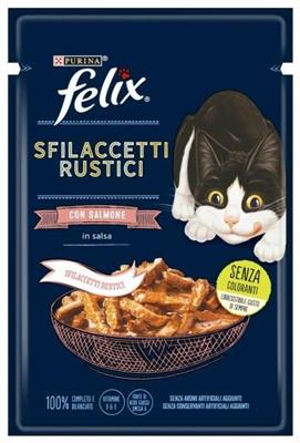 FELIX SFILACCETTI RUSTICI SALMONE 26 X GR 80