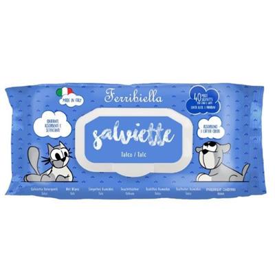 FERRIBIELLA SALVIETTE TALCO PZ 40