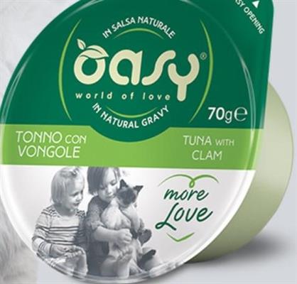 OASY MORE LOVE CUP TONNO/VONGOLE GR 70