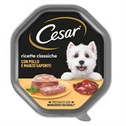 CESAR RICETTE CLASSICHE  POLLO/MANZO SAPORITI 14 X GR 150