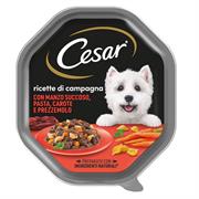 CESAR RICETTE DI CAMPAGNA MANZO/PASTA/CAROTE/PREZZEMOLO 14 X GR 150