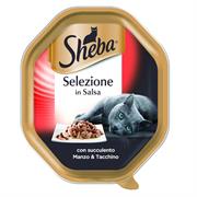 SHEBA VASCHETTA SELEZIONE SALSA MANZO E TACCHINO 22 X GR 85