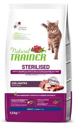 TRAINER NATURAL CAT STERILIZED ANATRA KG 1,5