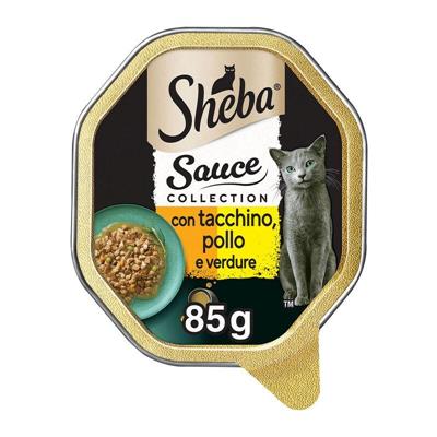 SHEBA VASCHETTA CREAZIONI TACCHINO/POLLO SALSA 22 X GR 85